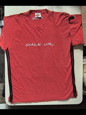 Vintage Winners Circle Dale Earnhardt Jr Red Embroidered T-shirt